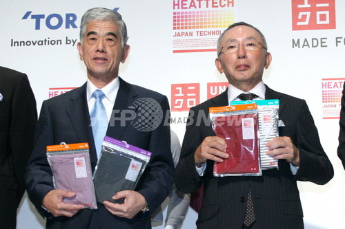 ユニクロ「ヒートテック」に新機能、販売目標1億枚 ユニクロ「ヒートテック」に新機能、販売目標1億枚
