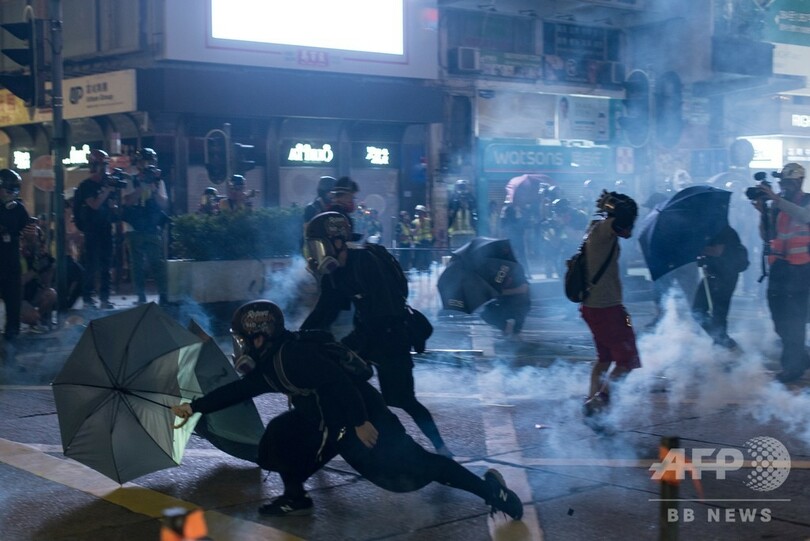 中国外相、香港デモは「純然たる暴力」 AFP独占インタビュー