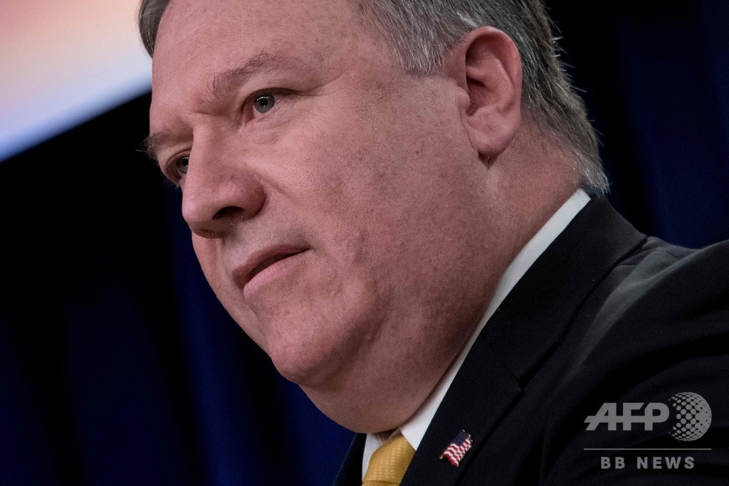 イランが留まるならシリア再建支援拒否、ポンペオ米国務長官 イランが留まるならシリア再建支援拒否、ポンペオ米国務長官