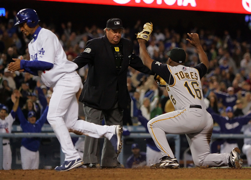 ラッセル・マーティン　ボブルヘッド ロサンゼルスドジャース 07MLB＞ドジャース ラッセル・マーティンのサヨナラ満塁弾で