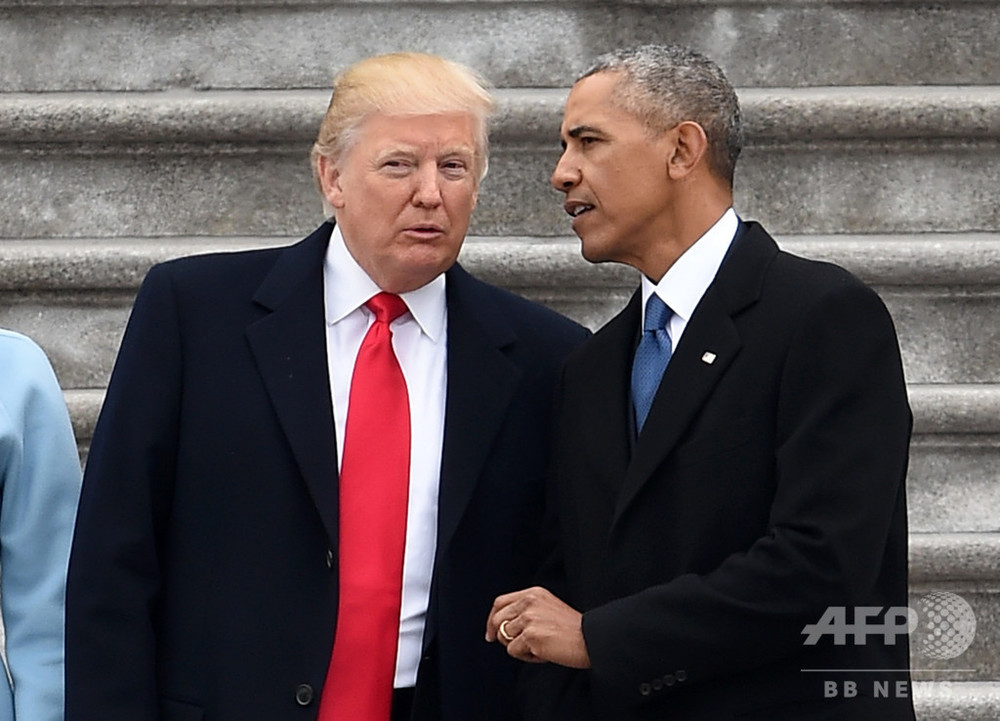 「オバマゲート」、トランプ氏 陰謀論めぐりオバマ氏に証言求める 写真5枚 国際ニュース：AFPBB News