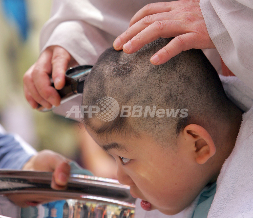 子供たちが寺の修行僧体験 韓国 写真5枚 国際ニュース Afpbb News