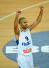 バスケットボール欧州選手権2013（2013 European Basketball Championship）は22日、決勝が行われ、フランスが80-66でリトアニアを下し、優勝を飾った。

試合に勝利し喜ぶフランスのトニー・パーカー（Tony Parker、2013年9月22日撮影）。(c)AFP/ANDREJ ISAKOVIC