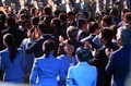 国際オリンピック委員会（IOC）総会で、2022年冬季五輪開催地に北京が決定し喜ぶ中国代表団（2015年7月31日撮影）。(c)AFP/MANAN VATSYAYANA