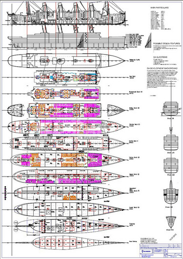 タイタニック2号」の初期設計案公開、「安全デッキ」追加 写真2枚 国際