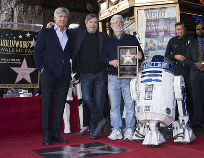 「スター・ウォーズ」俳優マーク・ハミル、ハリウッド殿堂入り