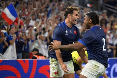 フランス、ナミビアに96-0圧勝も主将が負傷 ラグビーW杯