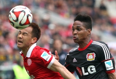 レバークーゼン、3得点を奪いマインツに勝利