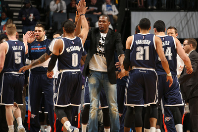 デュラントを欠くサンダー、ホーネッツに勝利