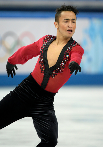 フィギュア男子SPで14位のアモディオ、ソチ五輪