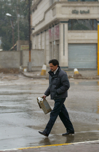 バグダッドで降雪、なんと100年ぶり