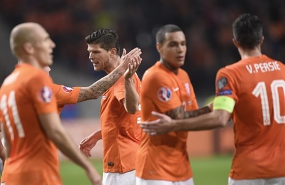 オランダが大勝、辞任示唆した指揮官の重圧和らげる 欧州選手権予選