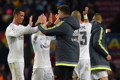 ロナウドがクラシコで決勝点、バルサの無敗記録を39で止める