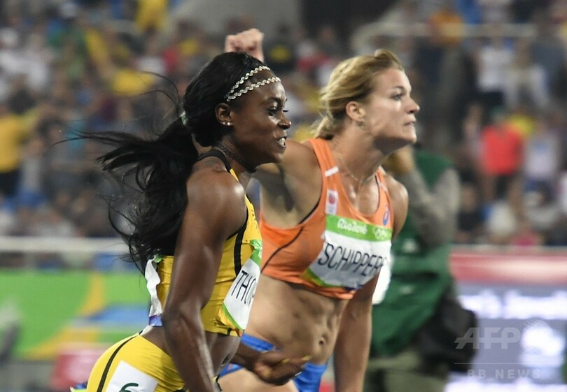 トンプソンが女子200mで金、短距離2冠 ジョイナー以来初