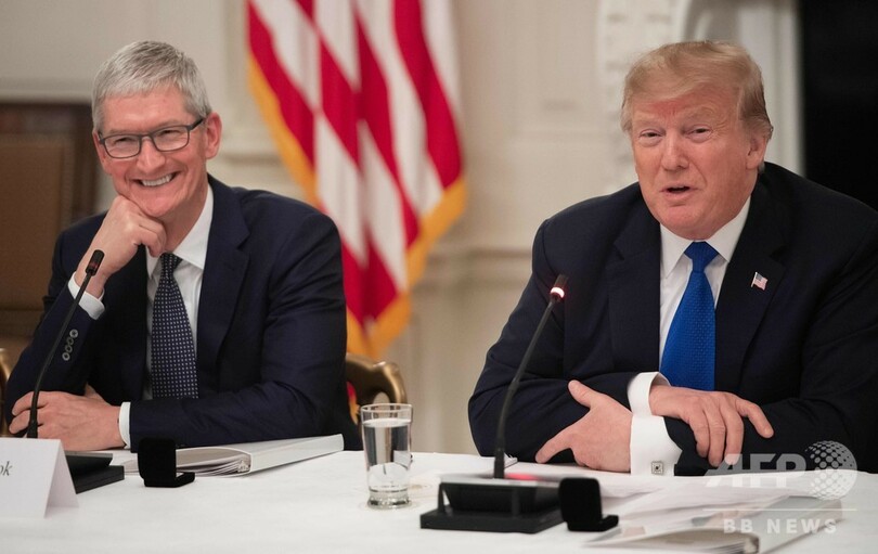 私は「ティム・アップル」 トランプ氏言い間違いに本人が便乗