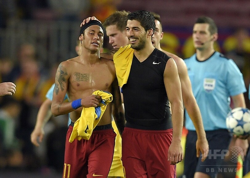 ネイマールとスアレスの活躍でBATEに快勝、欧州CL