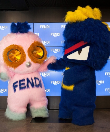 FENDI バグくんミンクチャーム