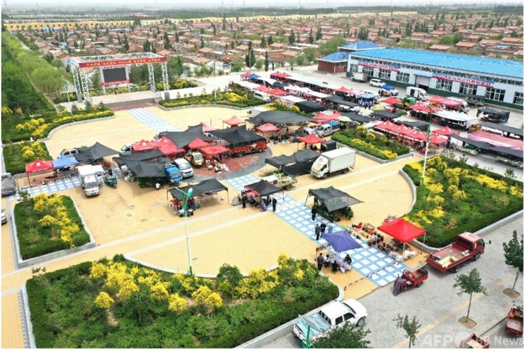 移住者が建設した寧夏の鎮 貧困から脱却 福建が支援 写真1枚 国際ニュース:AFPBB News