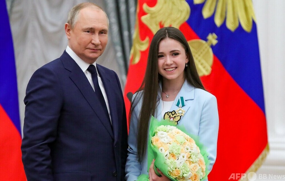 プーチン氏がワリエワ称賛、「不誠実」なら五輪金なかった 写真7枚