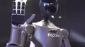 帕西尼感知科技が触覚デジタル技術を応用して開発した人型ロボット（2023年8月18日撮影）。(c)Xinhua News