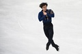 フィギュアスケート世界選手権、男子シングル・フリースケーティング（FS）。演技に臨む宇野昌磨（2021年3月27日撮影）。(c)Jonathan NACKSTRAND / AFP