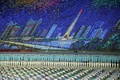 北朝鮮の平壌にあるメーデースタジアムで行われたマスゲーム（2018年9月9日撮影）。(c)Ed JONES / AFP
