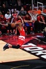 NBAオールスターゲーム2016。ダンクシュートを狙うオクラホマシティ・サンダーのラッセル・ウエストブルック（2016年2月14日撮影）。(c)AFP/Getty Images/Elsa