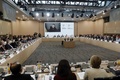 パリで開かれたウクライナ支援のための国際会議（2022年12月13日撮影）。(c)Teresa SUAREZ / POOL / AFP
