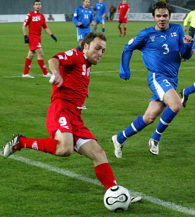 ＜サッカー 欧州選手権2008・予選＞グルジア イアシビリの2得点などでフェロー諸島に勝利 - グルジア