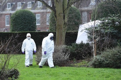 英王子公邸近くで体に火、男性が死亡