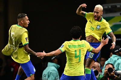 ネイマールがブラジル代表通算77ゴール、ペレに並ぶ カタールW杯