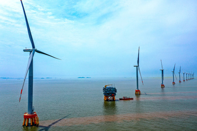 急拡大する中国の洋上風力発電 CO2削減の切り札に