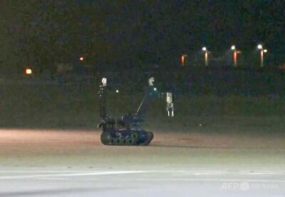 在独ロシア大使館、空港での爆発物搭載無人機は「わざとらしい挑発行為」