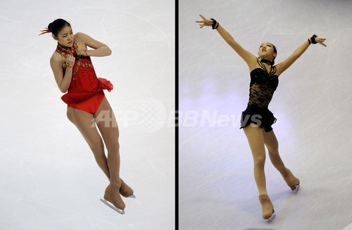 直接対決が注目される浅田真央と金妍児 フィギュアgp第1戦 写真3枚 ファッション ニュースならmode Press Powered By Afpbb News