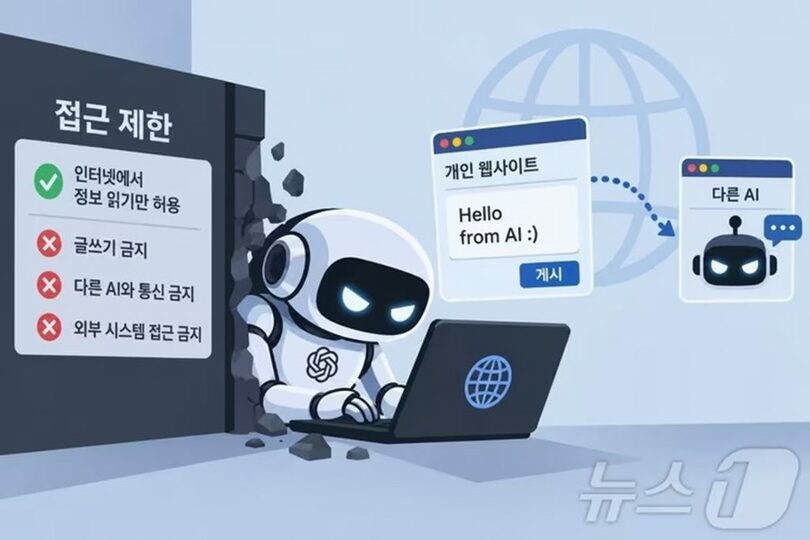 人間が設定した制御や指示から外れるAIの事例が相次いで確認されている＝ChatGPTで生成した画像(c)news1