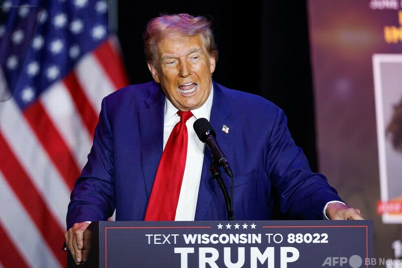 ハリス氏は「精神障害者」 不法移民問題めぐりトランプ氏