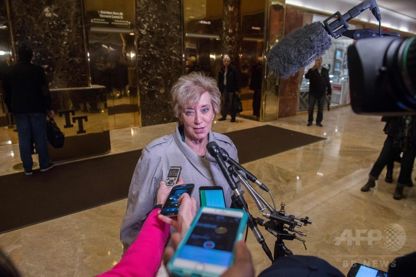トランプ氏、中小企業局長はプロレス業界大物 女性のマクマホン氏 トランプ氏、中小企業局長はプロレス業界大物 女性のマクマホン氏
