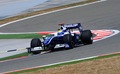 09F1第7戦トルコGP、フリー走行1回目。ベストラップ1分28秒952でトップに立ったウィリアムズのニコ・ロズベルグ。（2009年6月5日撮影）(c)AFP/BULENT KILIC