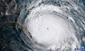 東部夏時間2017年9月8日午前8時（日本時間同日午後9時）に撮影されたハリケーン「イルマ」の衛星写真（2017年9月8日撮影）。(c)AFP/NOAA/CIRA
