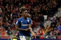 23-24スペイン1部リーグ第33節、アトレティコ・マドリード対アスレティック・ビルバオ。ゴールを決めた後、腕をたたいて肌の色を示すアスレティック・ビルバオのニコ・ウィリアムス（2024年4月27日撮影）。(c)OSCAR DEL POZO / AFP