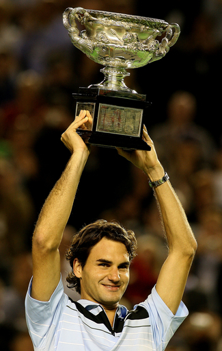 ＜テニス 07全豪オープン＞男子シングルス、フェデラー ストレートでゴンザレスを降し2年連続通算3度目の優勝を果たす - オーストラリア
