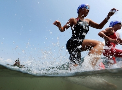 女子トライアスロン 上田は17位