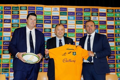 「救世主ではない」 エディー氏がラグビー豪代表HC就任会見