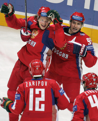 ＜アイスホッケー 世界選手権大会2007＞ロシア ウクライナに快勝し2連勝でグループ首位へ - ロシア