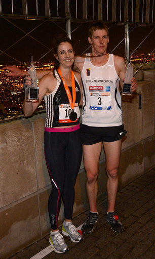 エンパイアステートビルでレース、1576段駆け上る