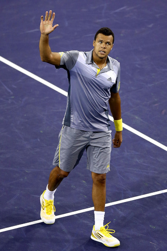 ツォンガがブレイクを振り切り3回戦へ、BNPパリバ・オープン