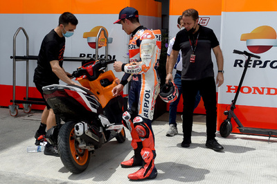 マルケス、視界の問題が再発 インドネシアGPの転倒で