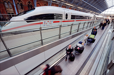 独高速鉄道ICE、ロンドンまで初の試運転 定期便の計画も