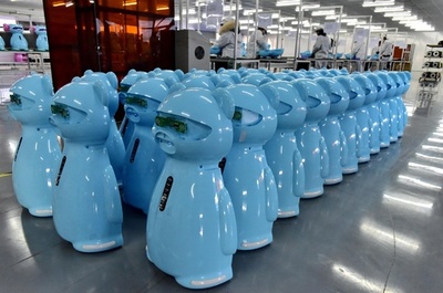 中国のAIロボット企業、爆発的に増加 研究報告