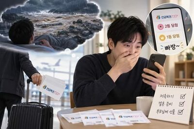 韓国、大洪水の夢の後に買った宝くじで1、2等同時当選…男性「思わず叫んだ」